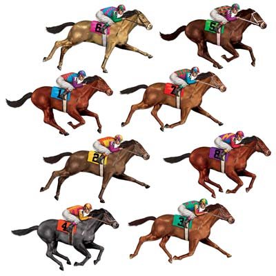 Melbourne Cup Horse Racing Scene Setters Props