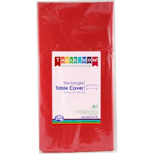 Tablecover Rectangle Red