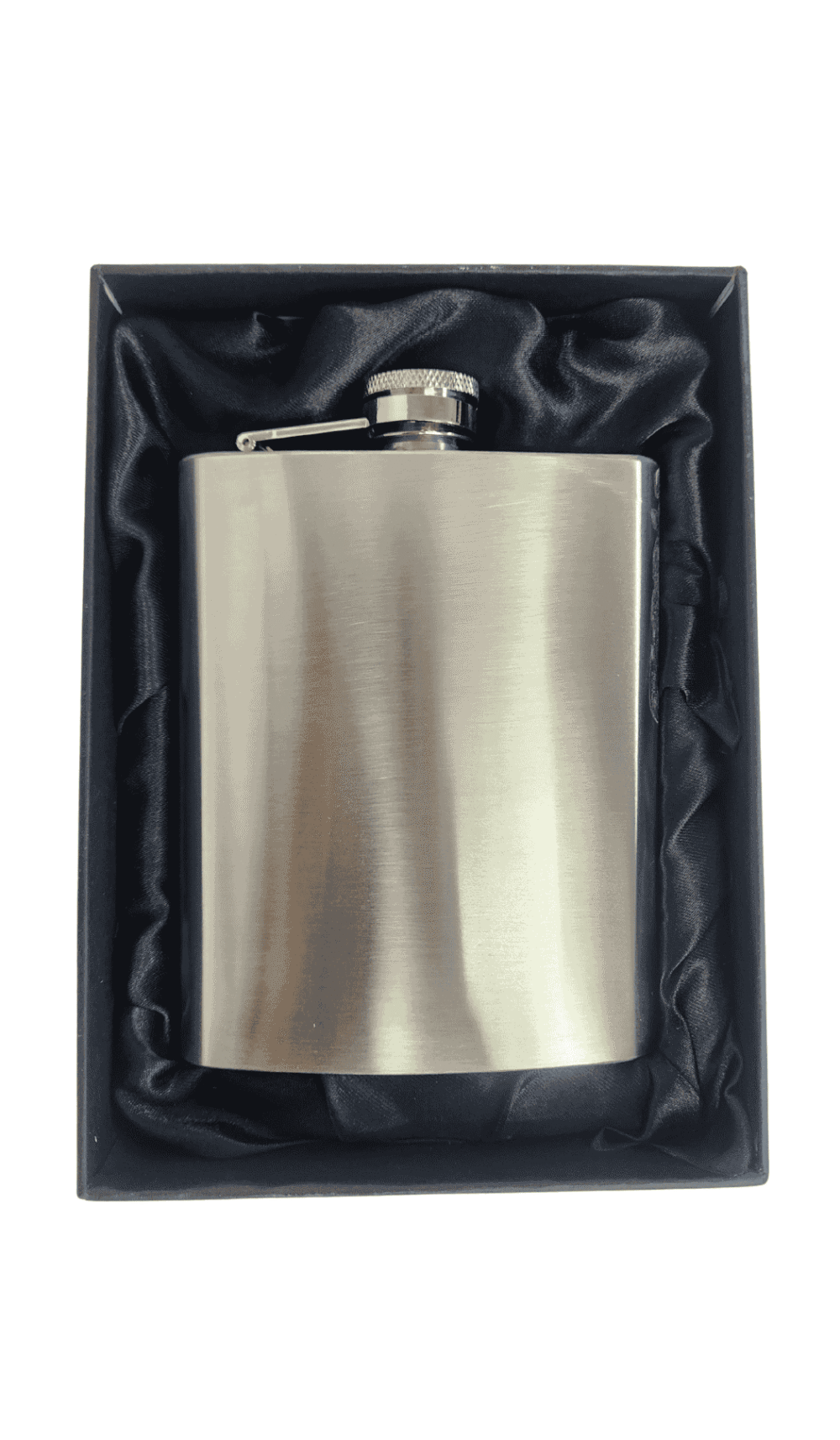 Hipflask Plain Silver Engravable