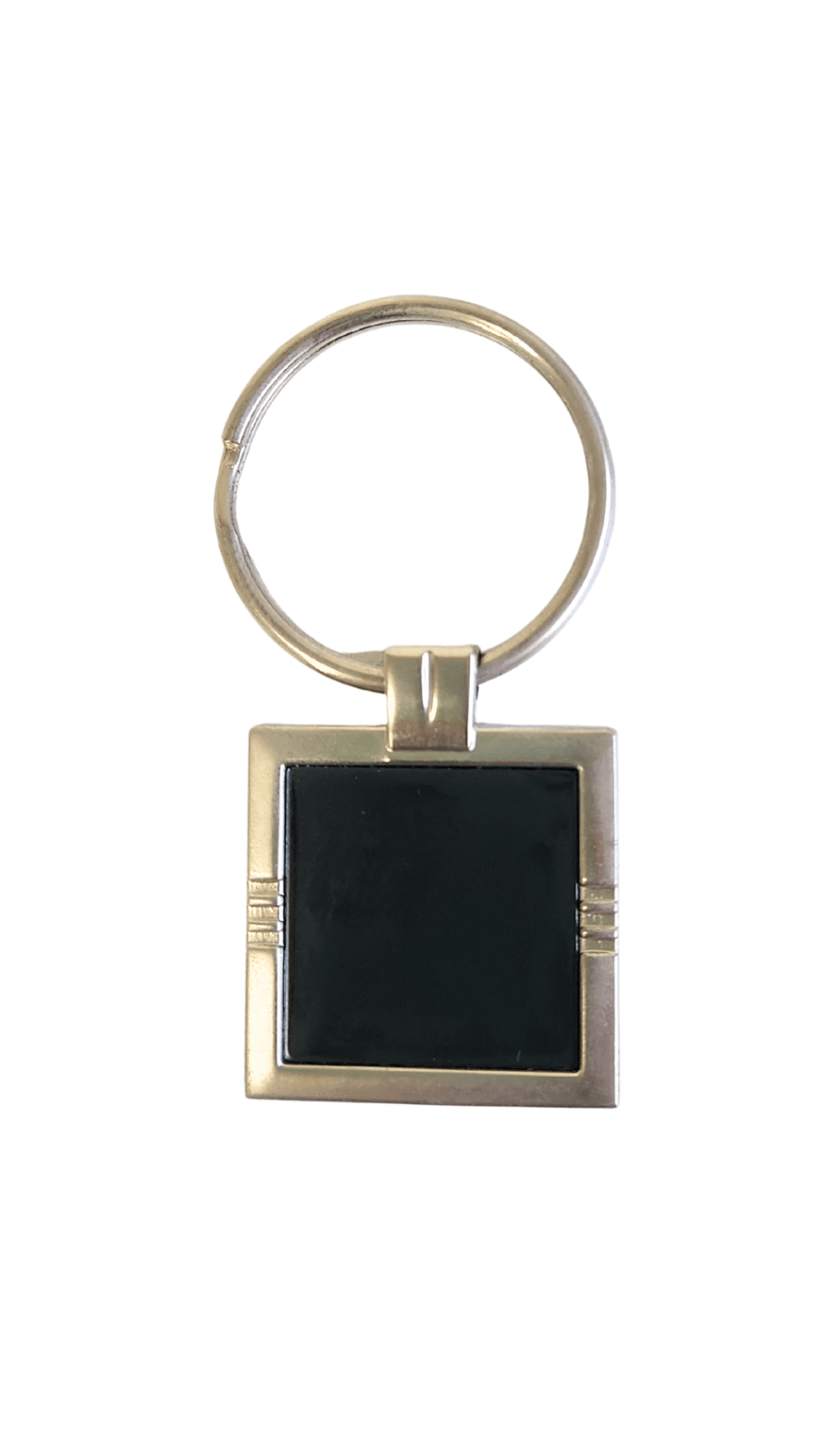 Keyring Silver Square