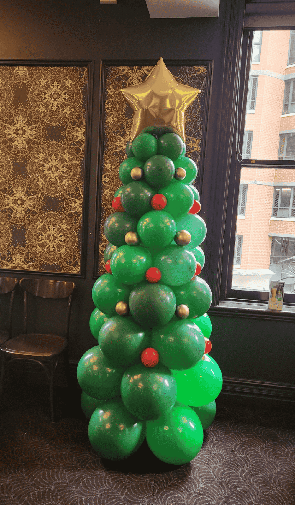Large Christmas Tree Balloon Sculpture