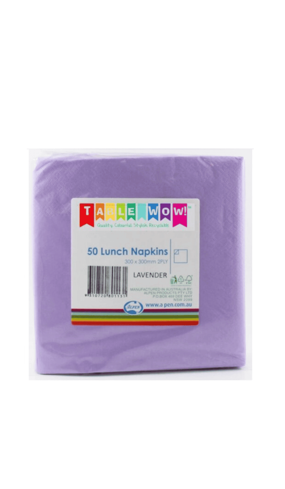 Lunch Napkins Lavender