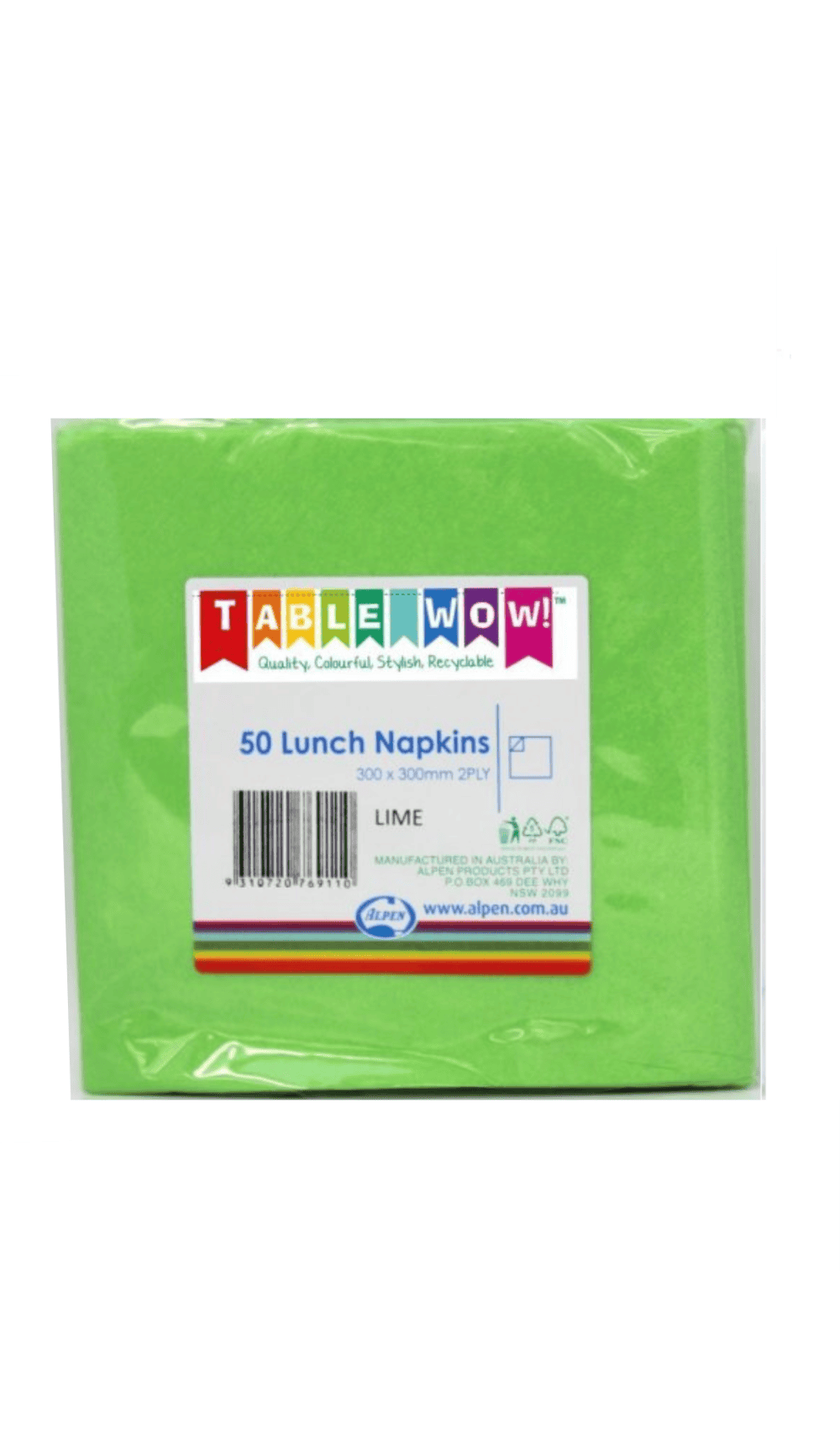 Lunch Napkins Lime
