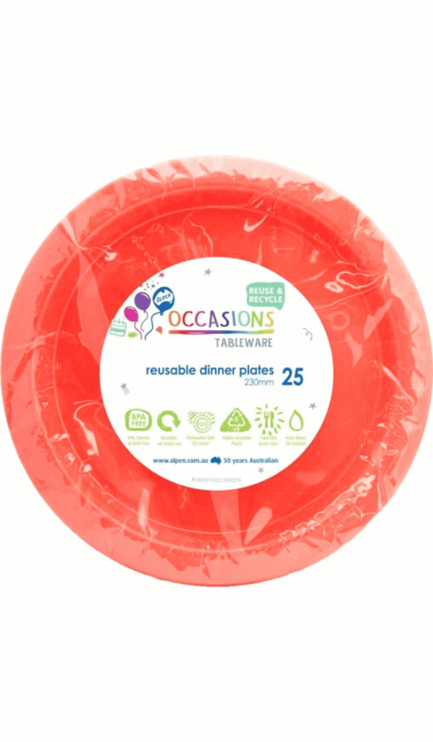 Plates Dinner Orange