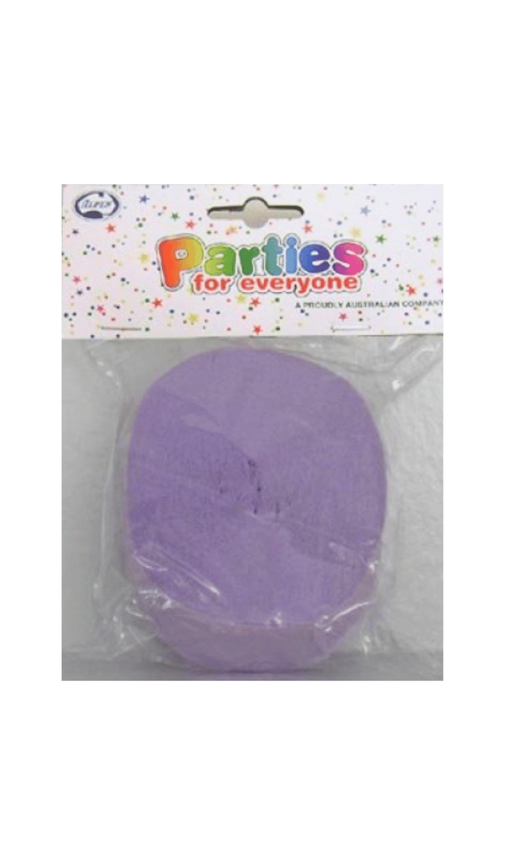 Streamers Crepe Roll Lavender