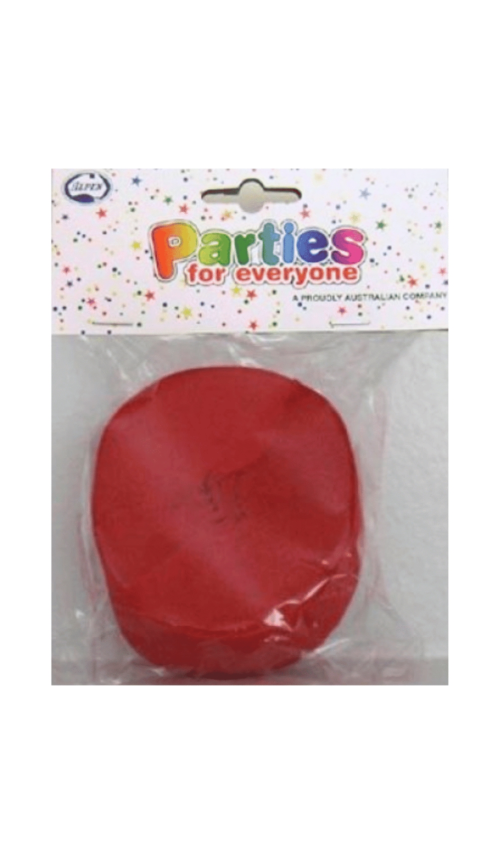 Streamers Crepe Roll Red
