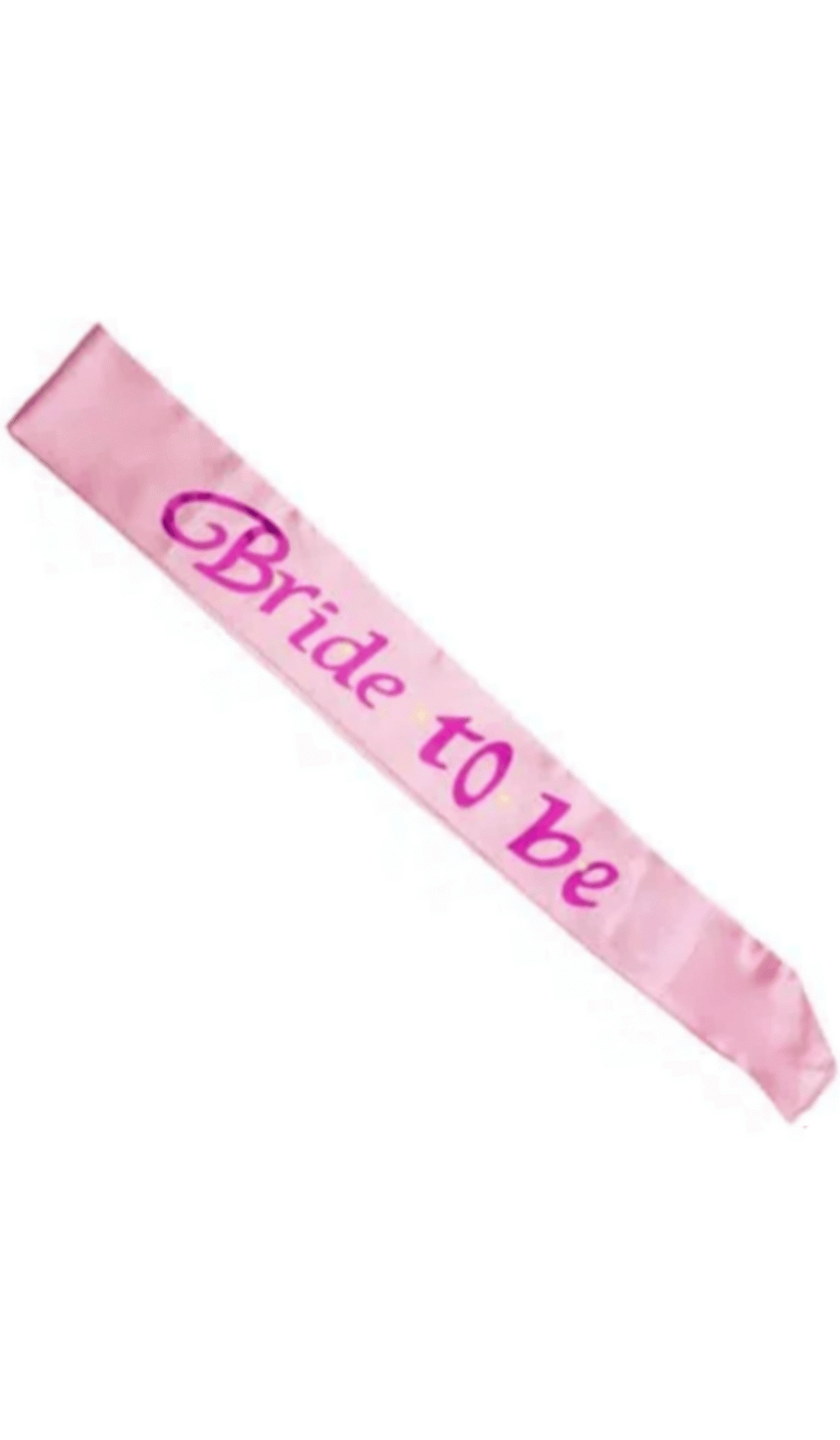 Bride to be light pink sash hot pink lettering flashing lights hens party