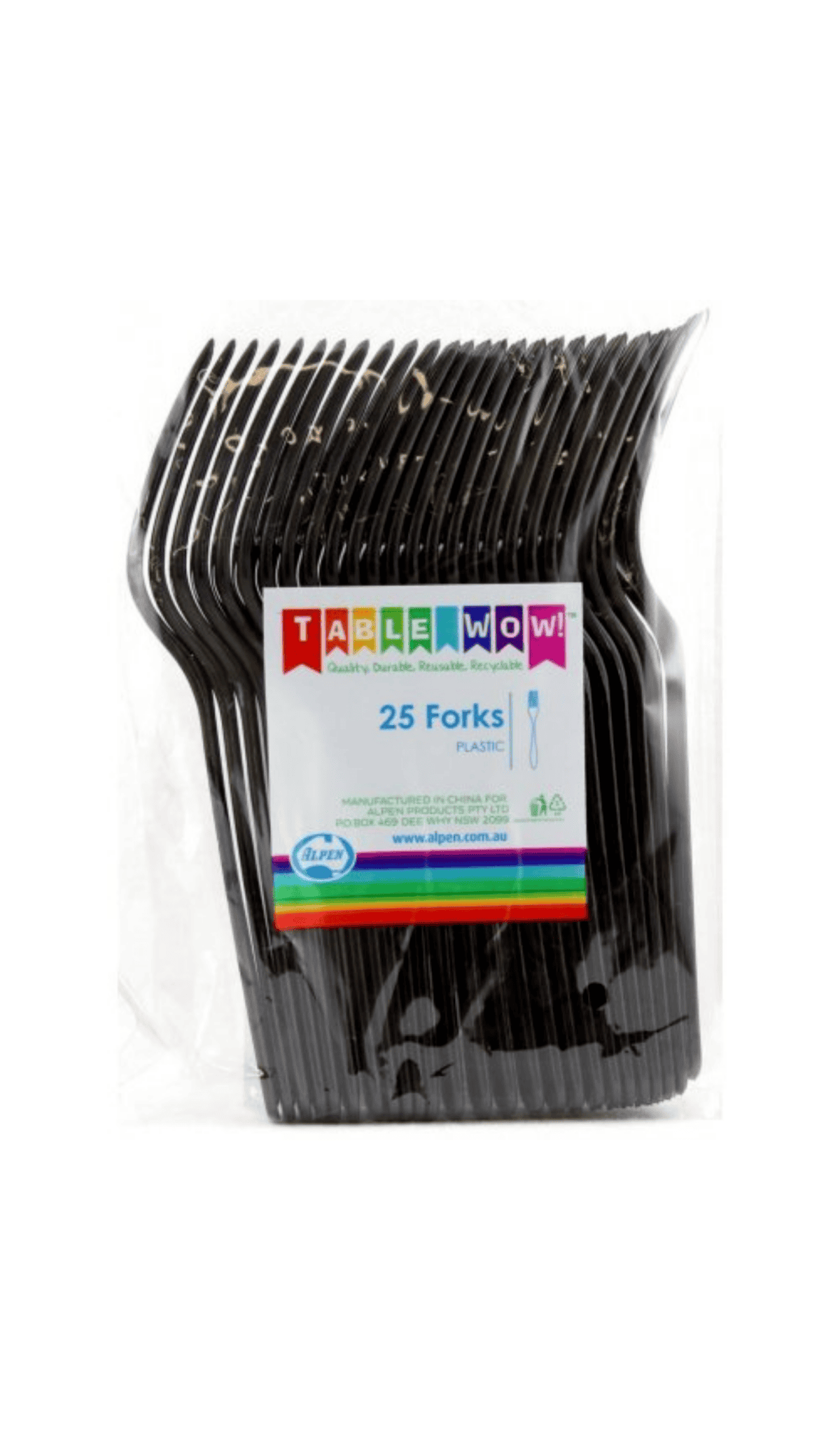 Cutlery Forks Black
