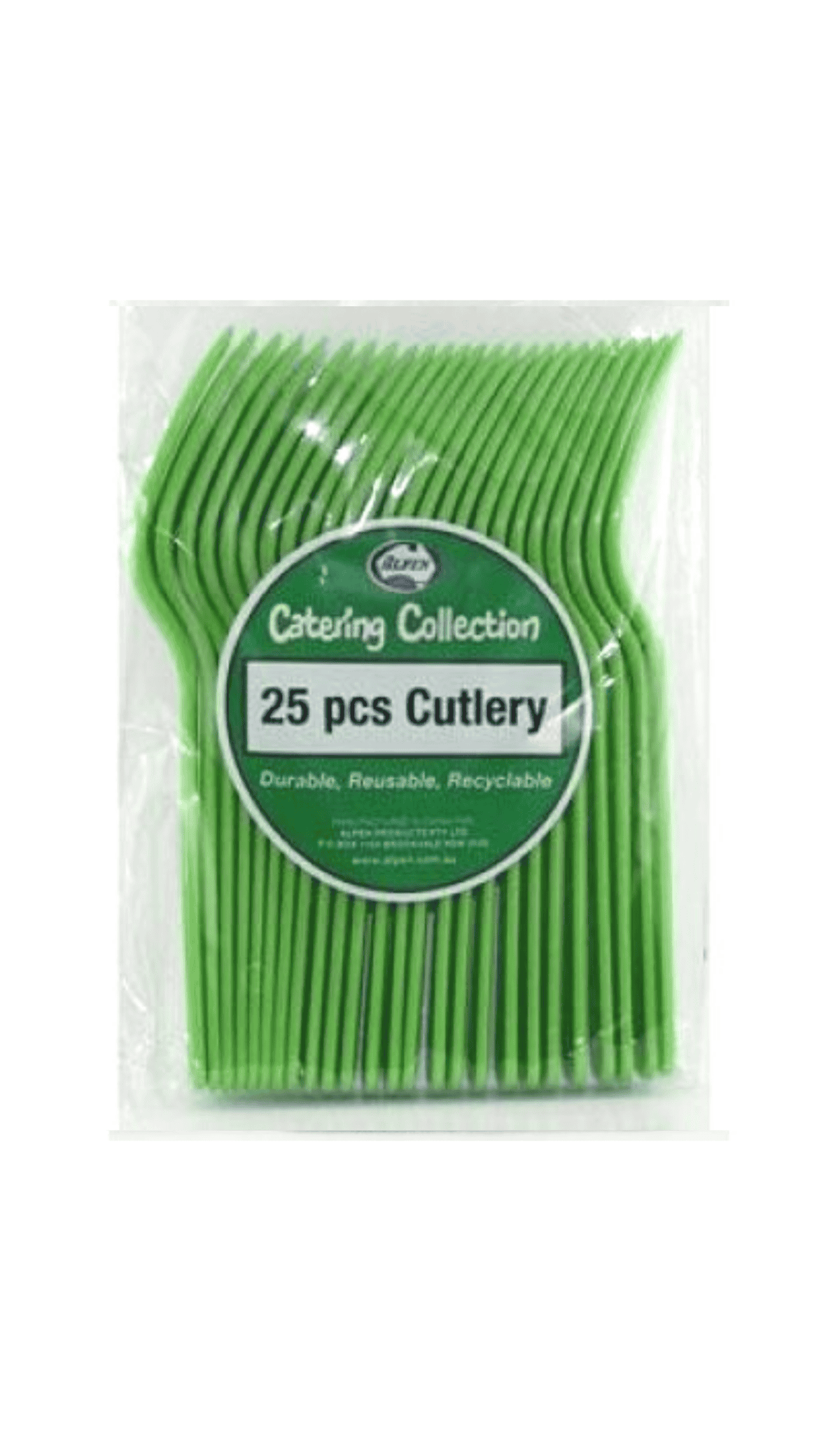 Cutlery Forks Lime Green