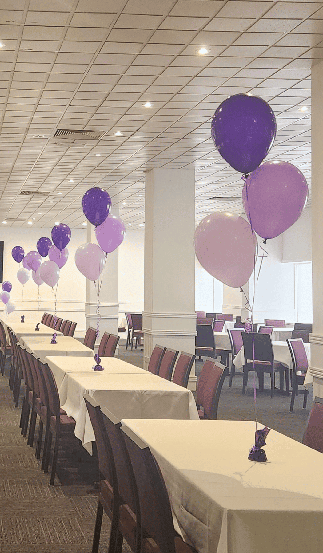 Helium Filled Table Centrepiece Balloon Bouquet