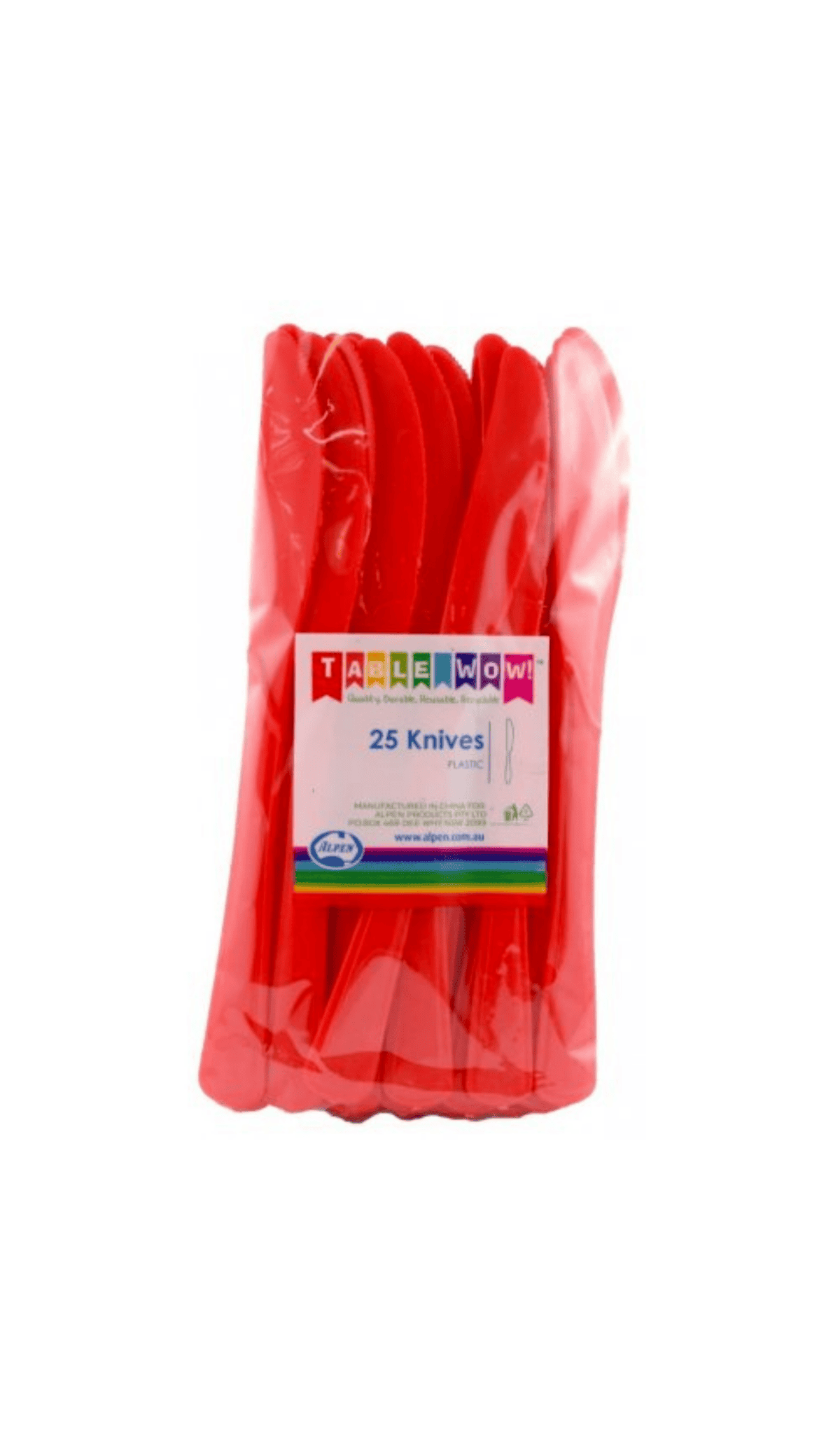 Cutlery Knives Red
