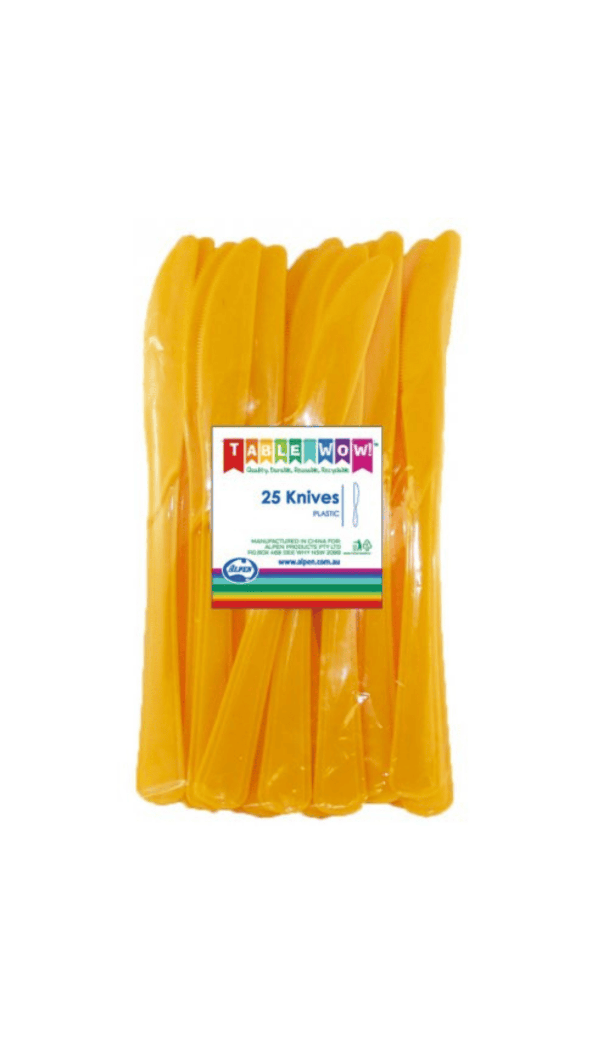 Cutlery Knives Yellow