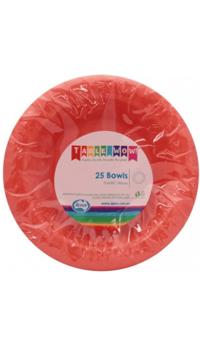 Bowls Orange Plastic