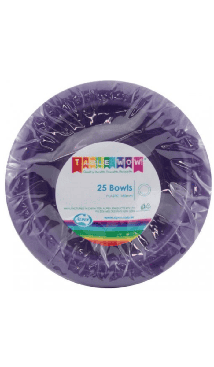 Bowls Plastic Purple