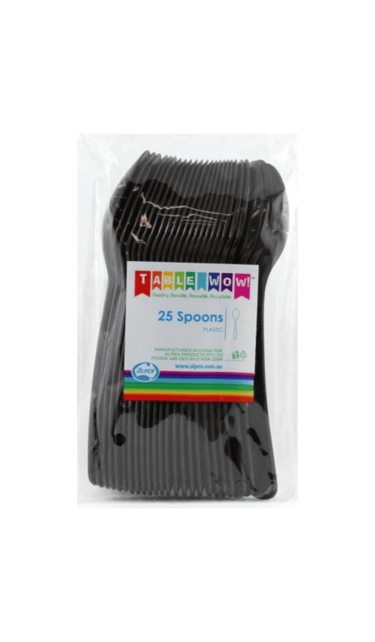 Cutlery Spoons Black