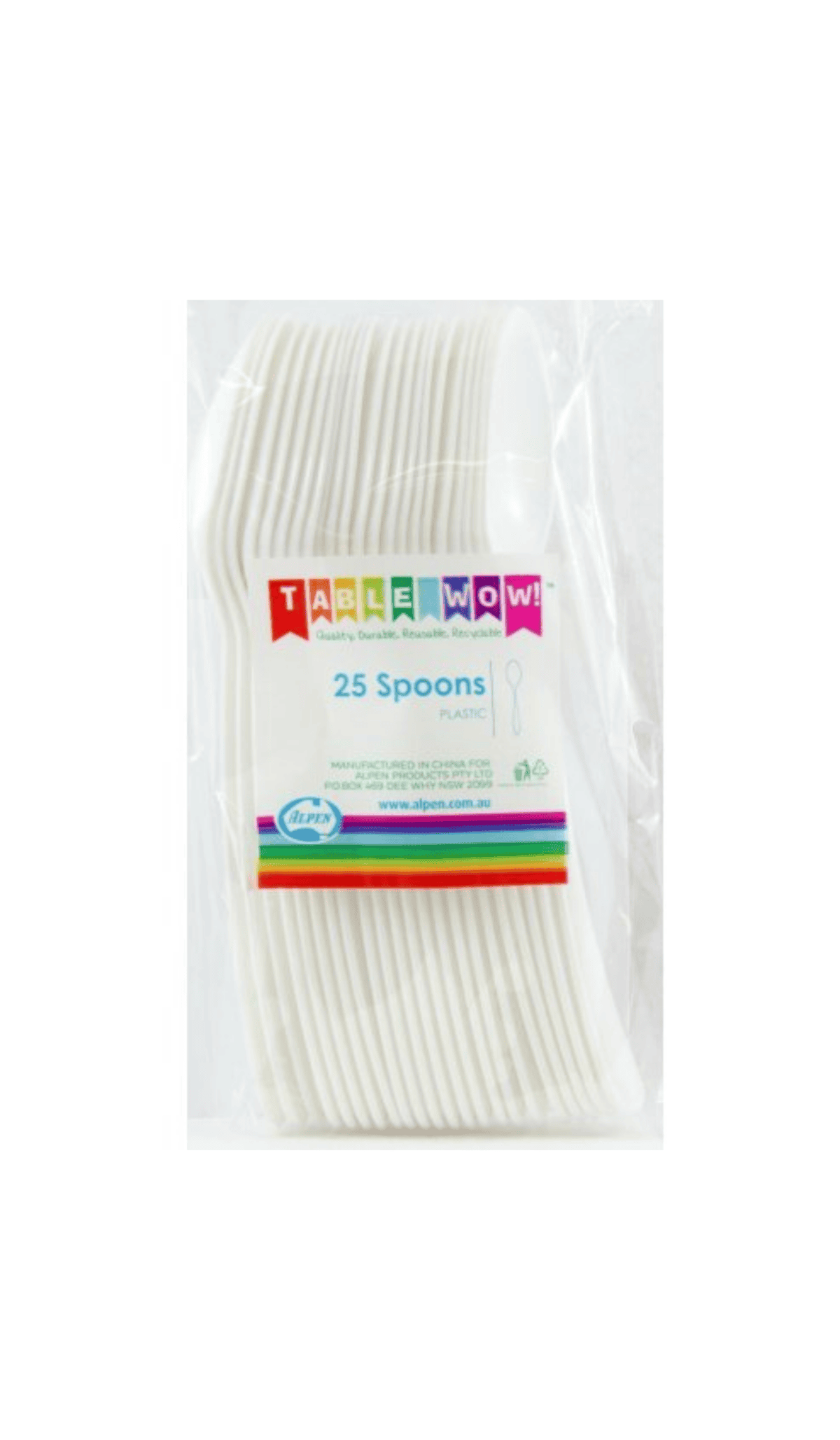 Cutlery Spoons White