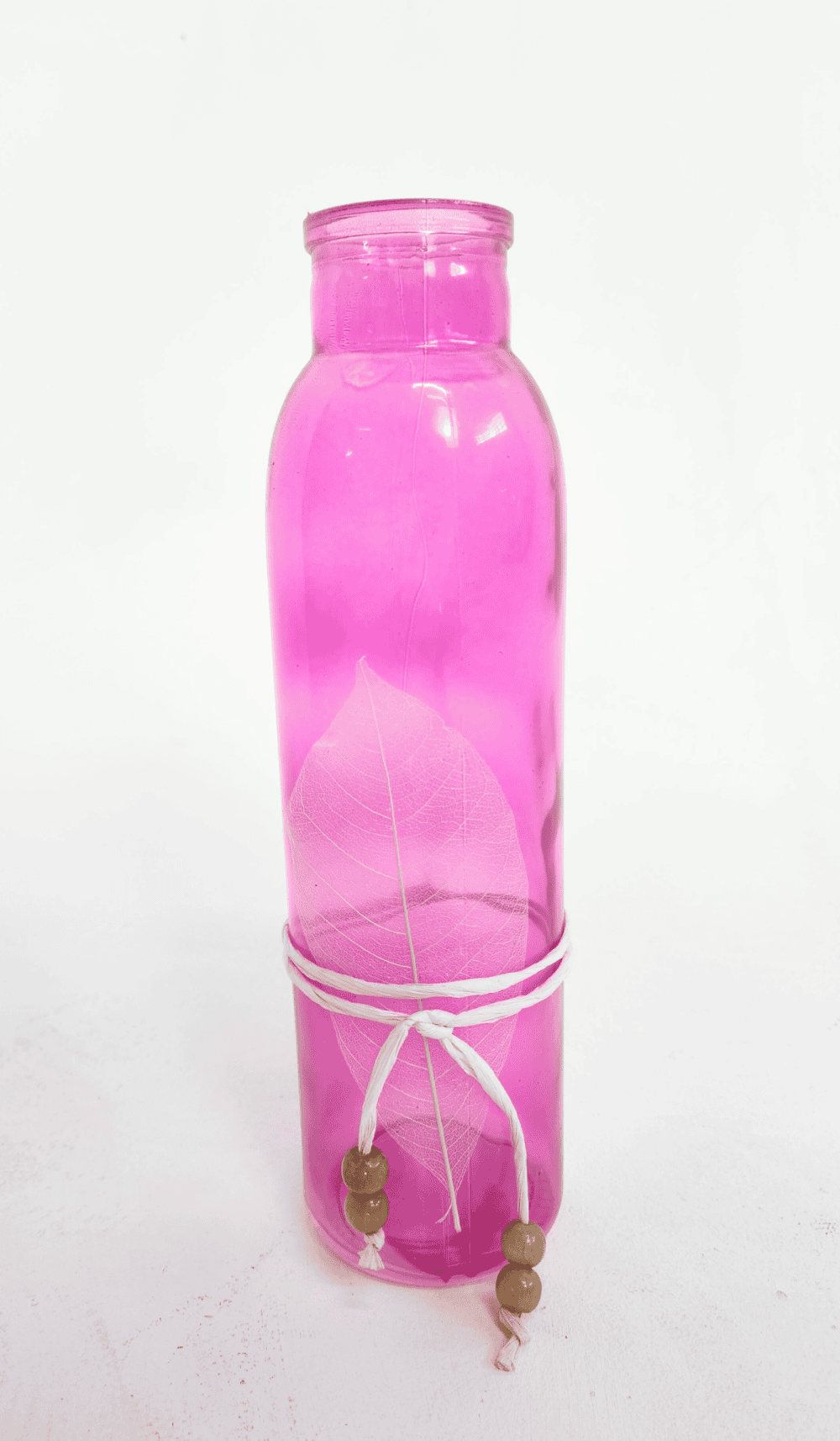 Vase Country Bottle Pink