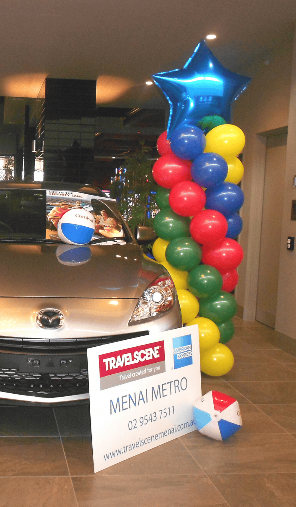 Balloon Column Star Foil