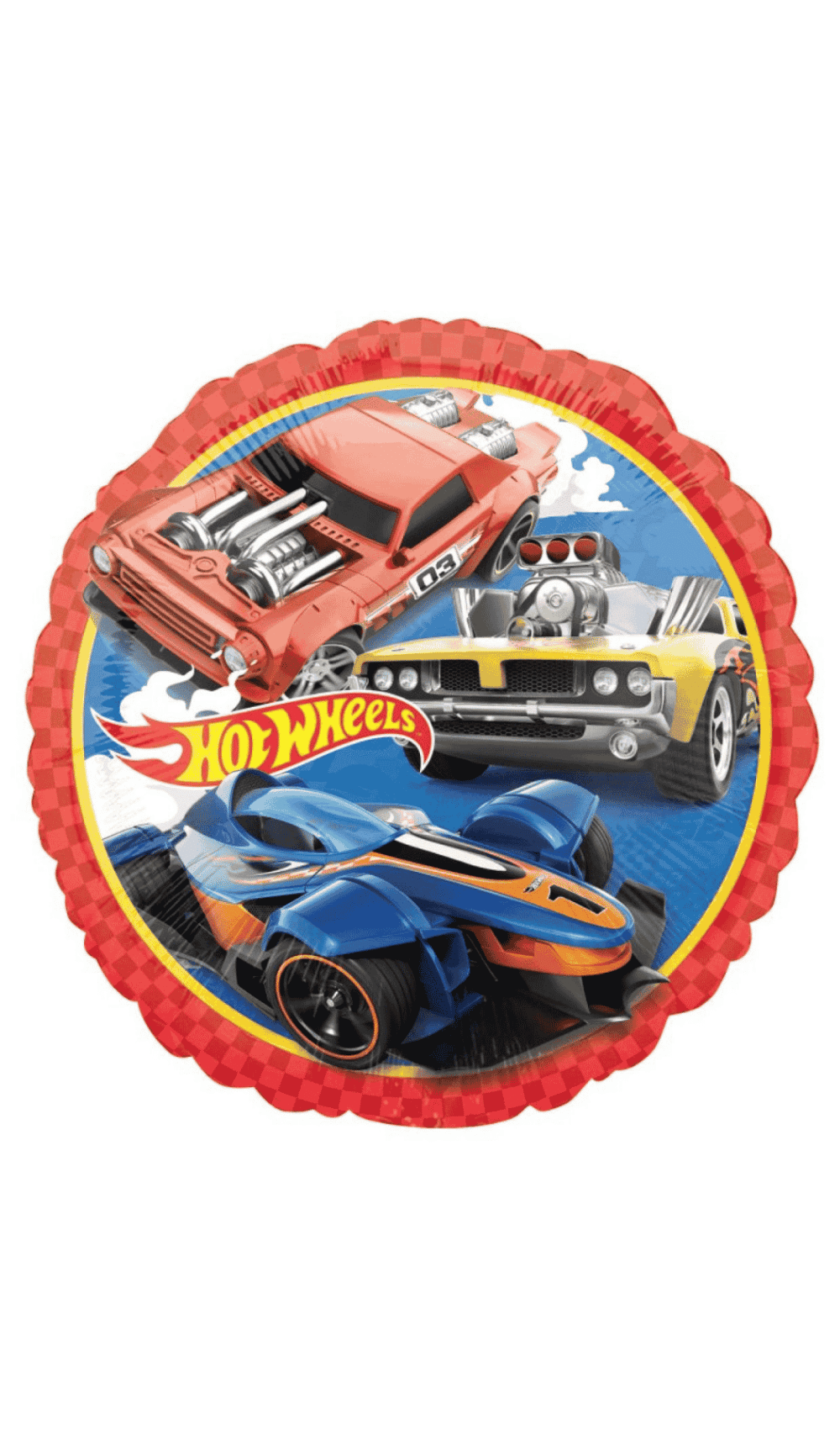 Hot Wheels race car foil balloon