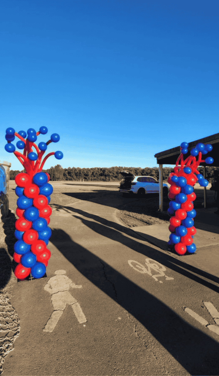 Wacky Balloon Columns Air Filled