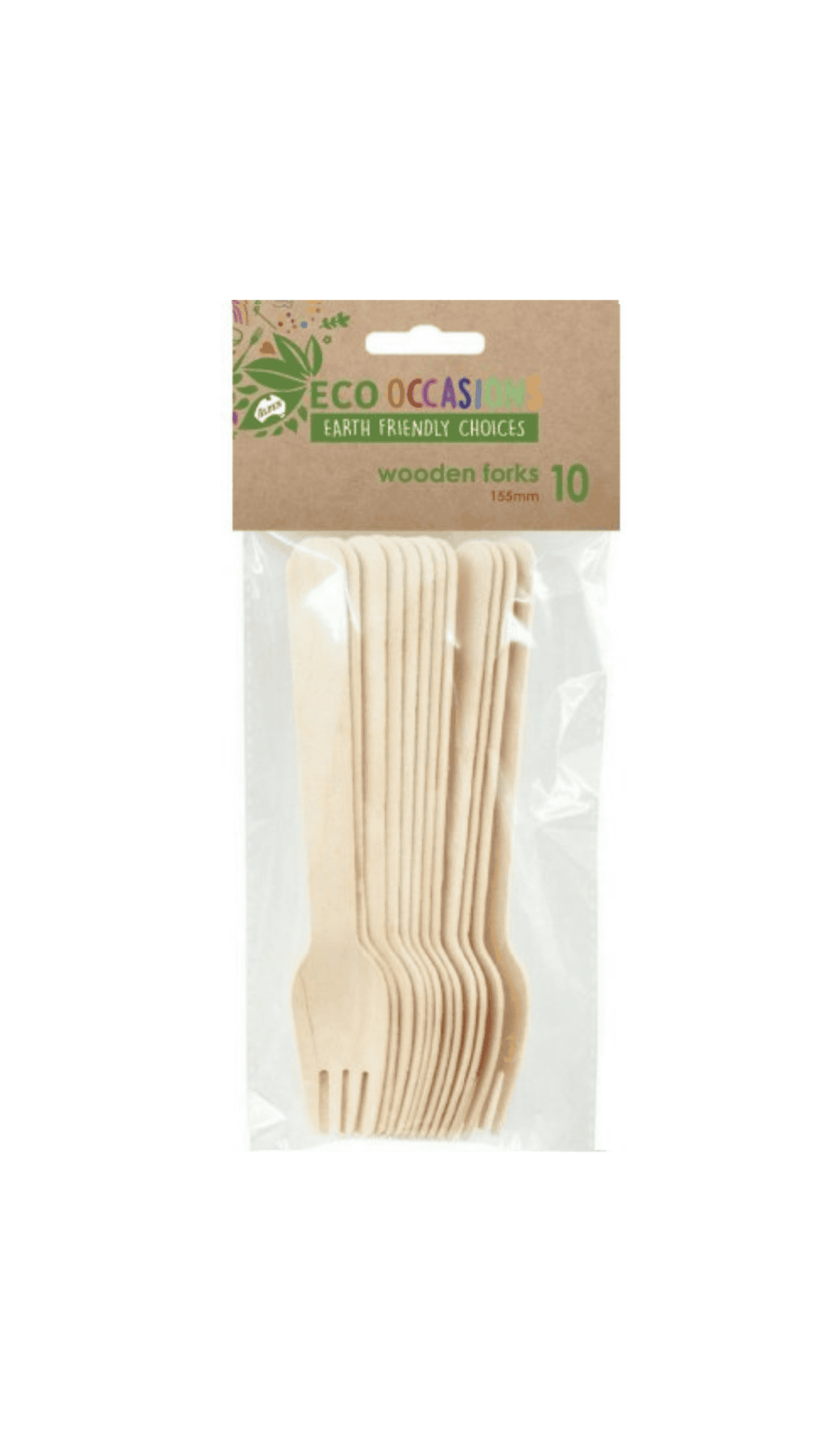 Wooden Forks Pkt 10