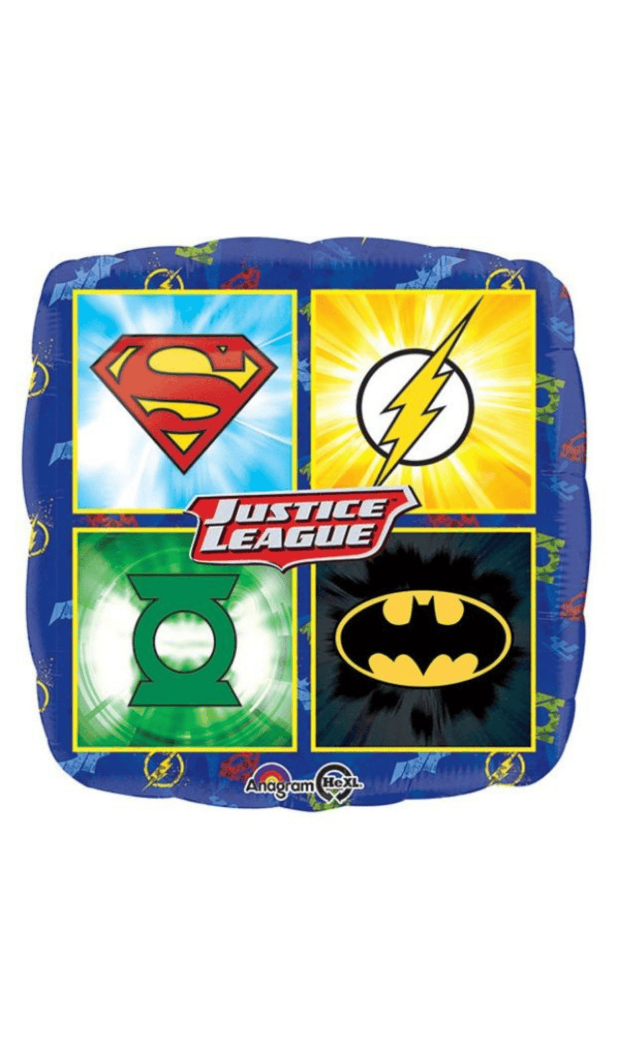Justice League Symbols Foil Balloon