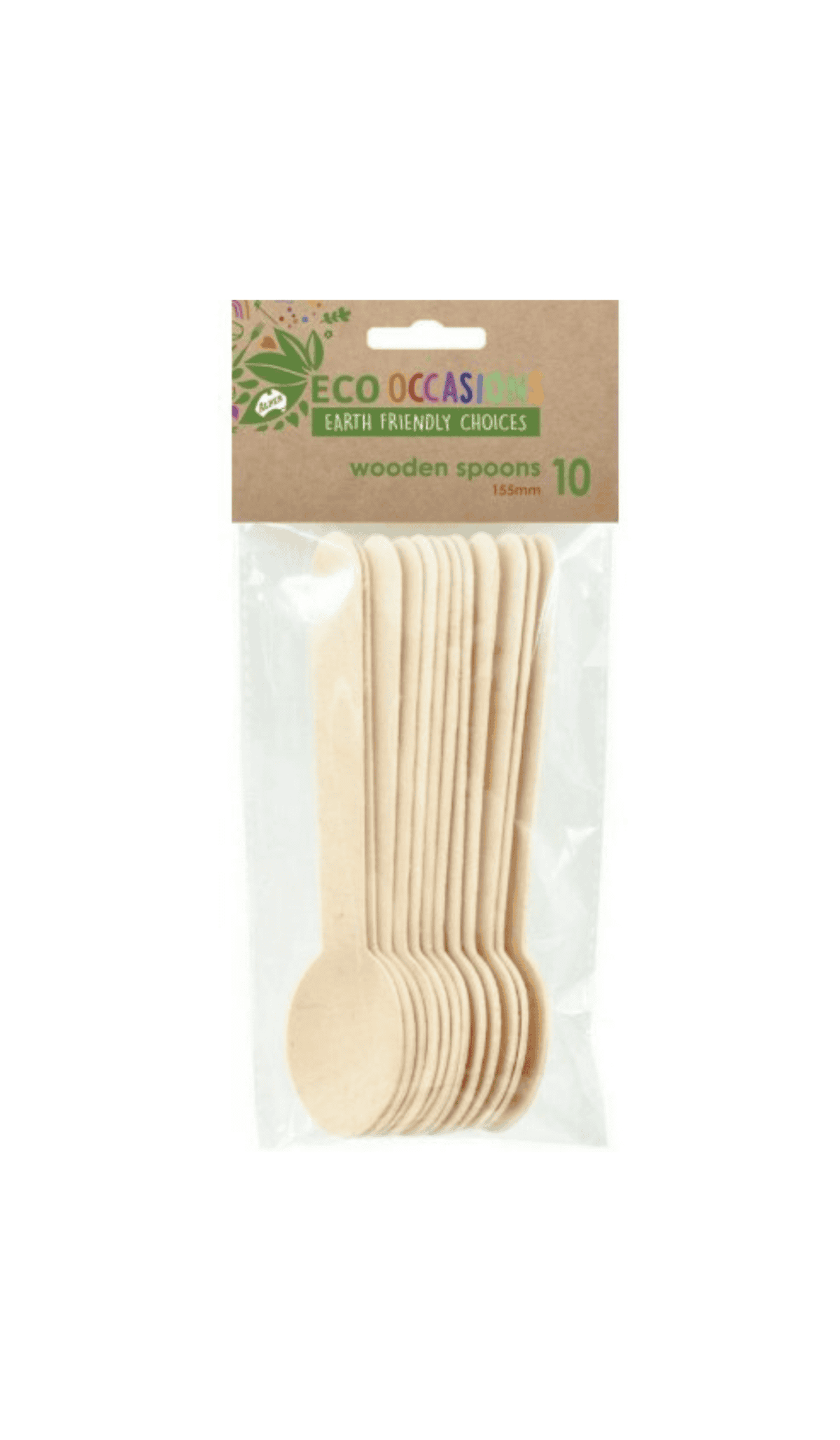 Wooden Spoons Pkt 10