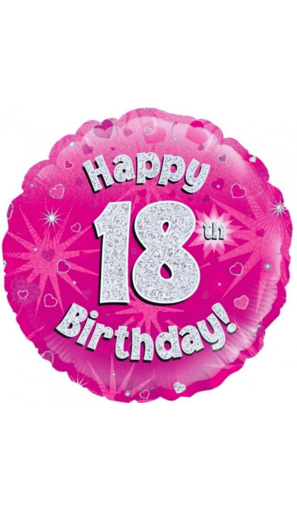 18th Birthday Pink Foil Balloon