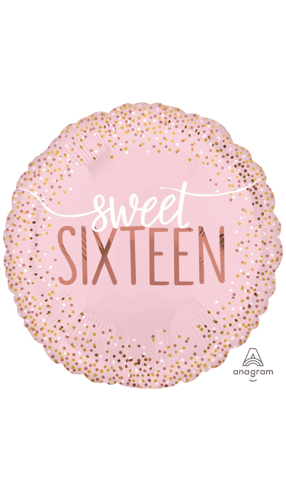 Sweet 16 Sixteen Foil Balloon Pink