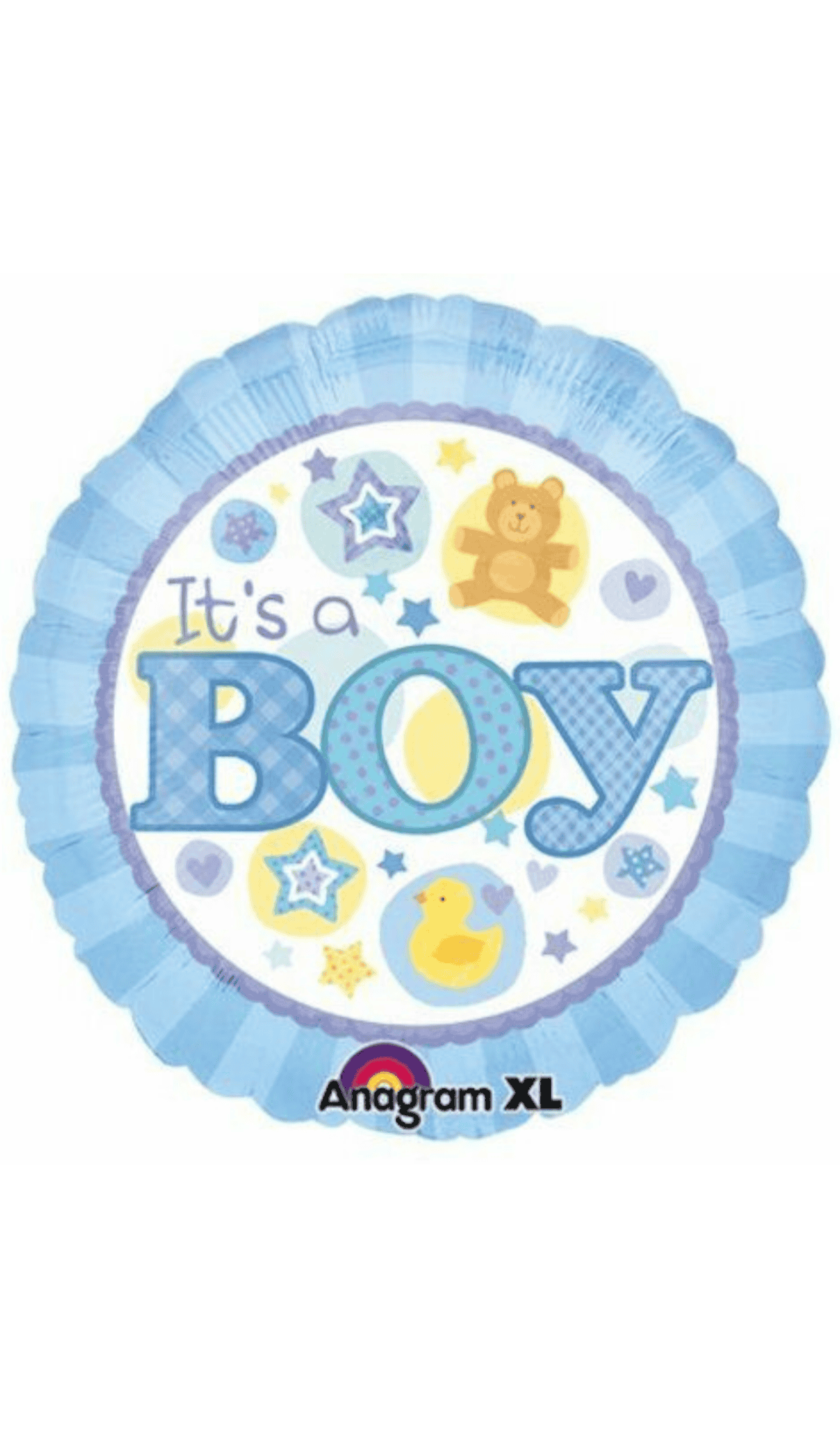 It's A Boy Pattern Foil Balloon