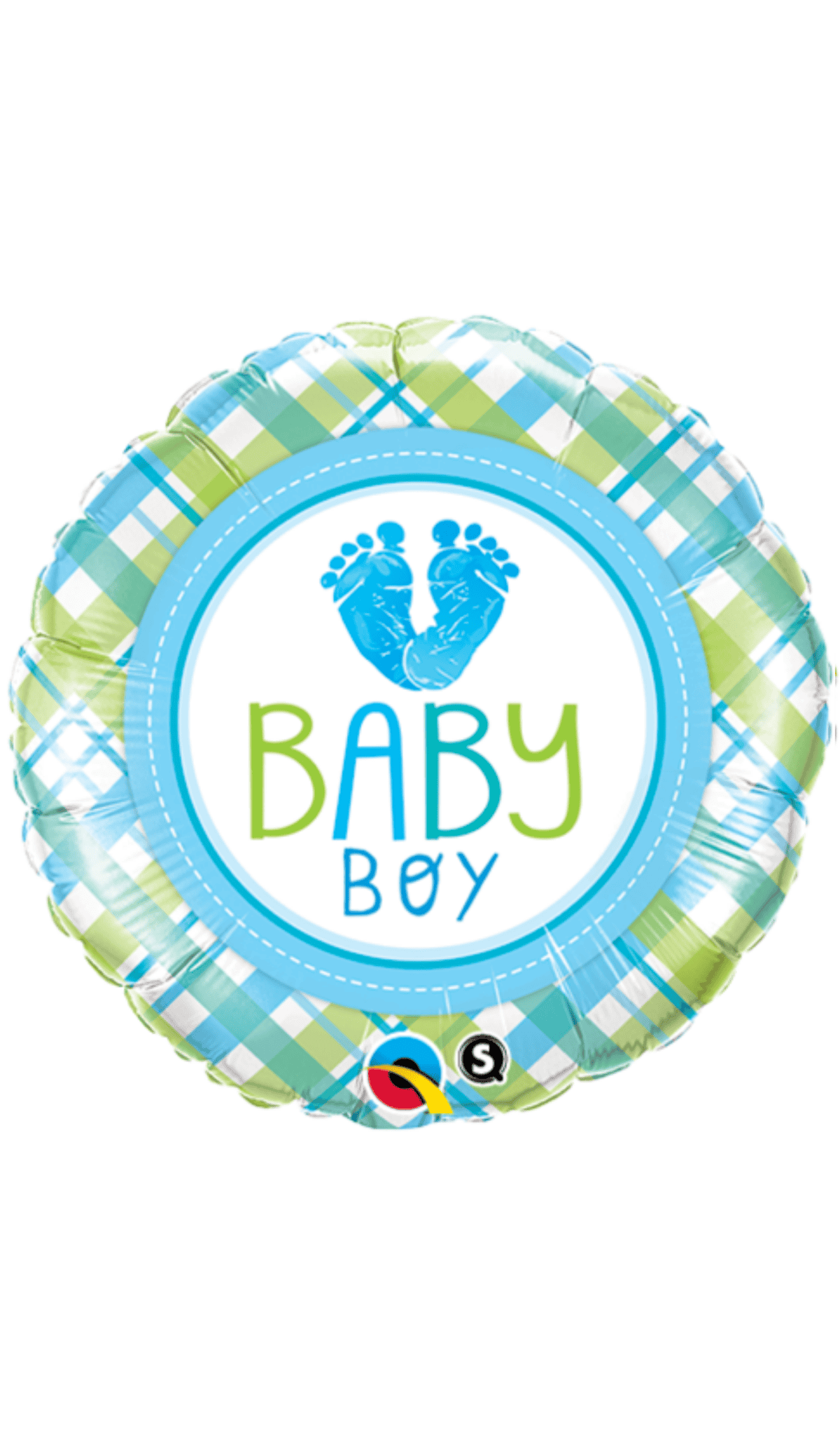 Baby Boy Feet Foil Balloon