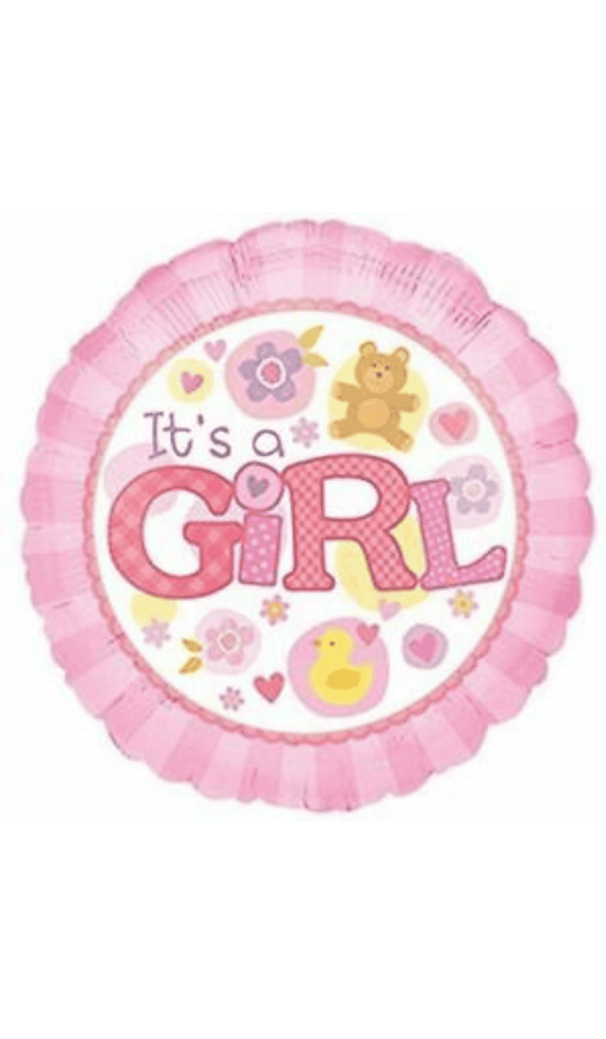 It's A Girl Pattern Foil Balloon