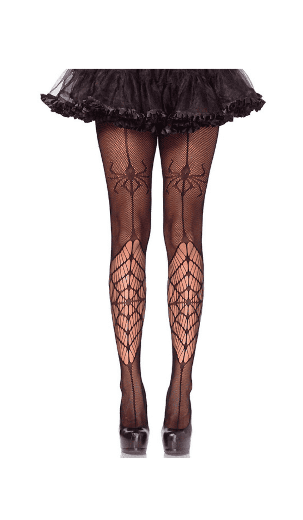 Spider Pantyhose Stockings Fishnet Halloween