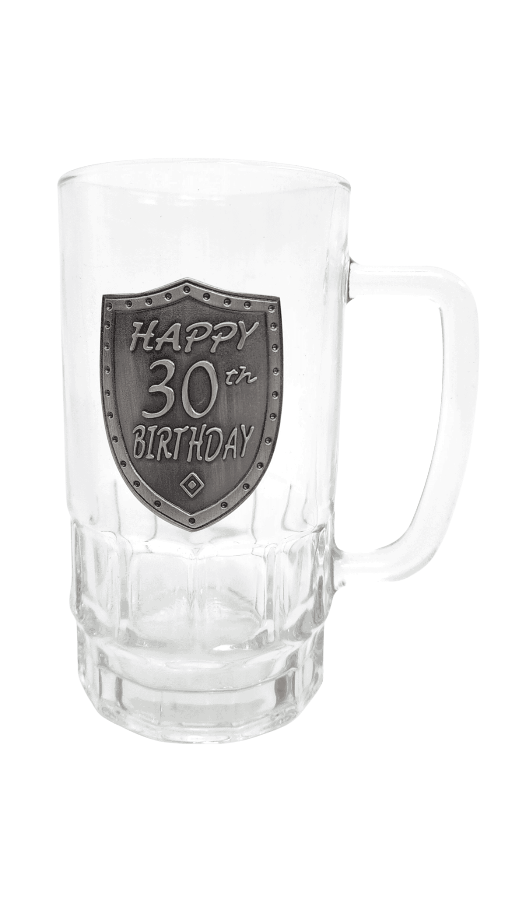 Beer Stein Glass Mug Happy 30th Birthday Badge