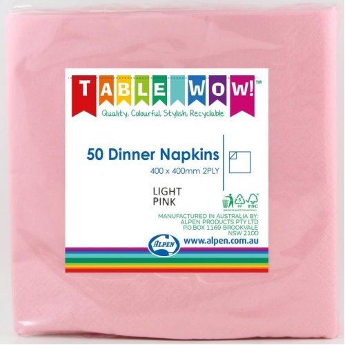 Napkins Dinner Pink