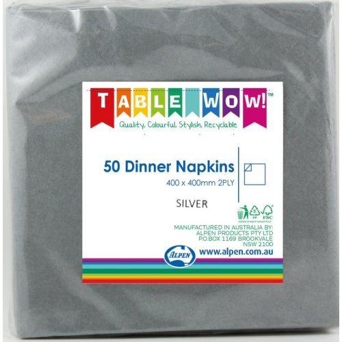 Napkins Dinner Silver