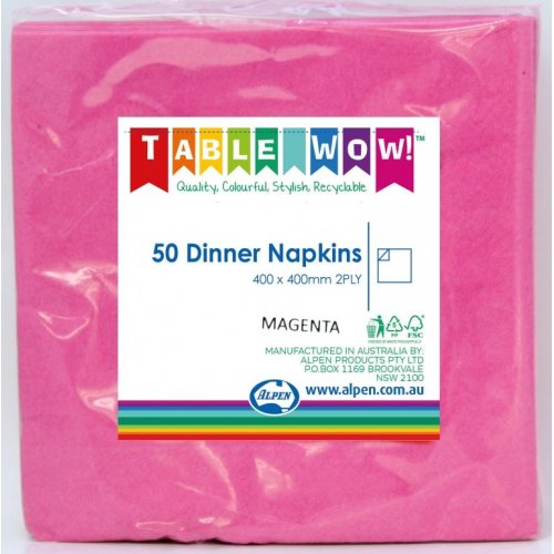 Napkins Dinner Magenta