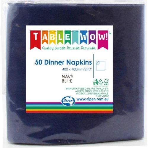 Napkins Dinner Royal Blue