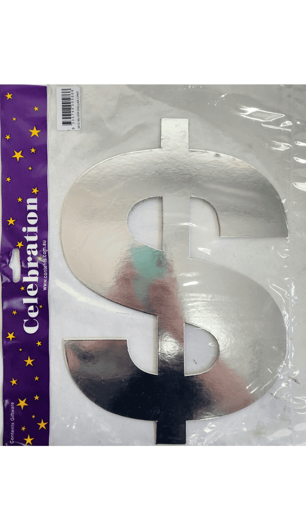Casino Cutouts Dollar Signs Silver