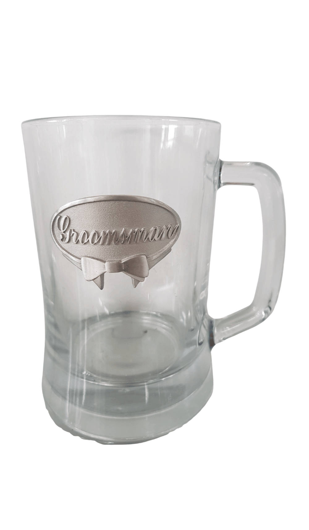Beer Stein Glass Mug Groomsman Wedding Bridal Party