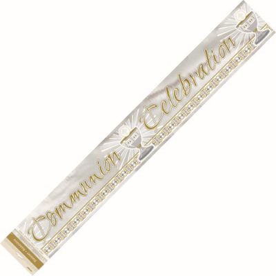 Foil Banner Communion Celebration
