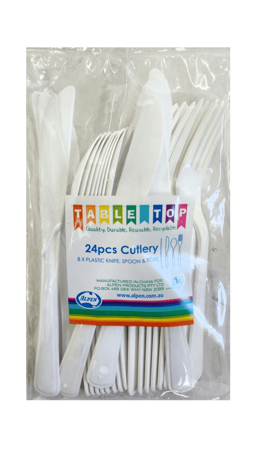 Cutlery Set White