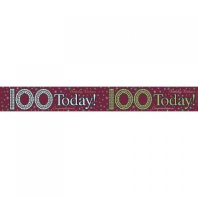 Foil Banner 100 Today