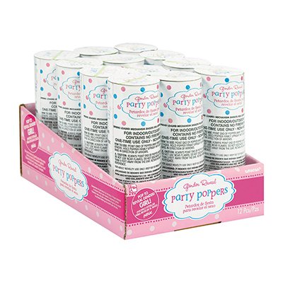 Gender Reveal Pink Confetti Popper