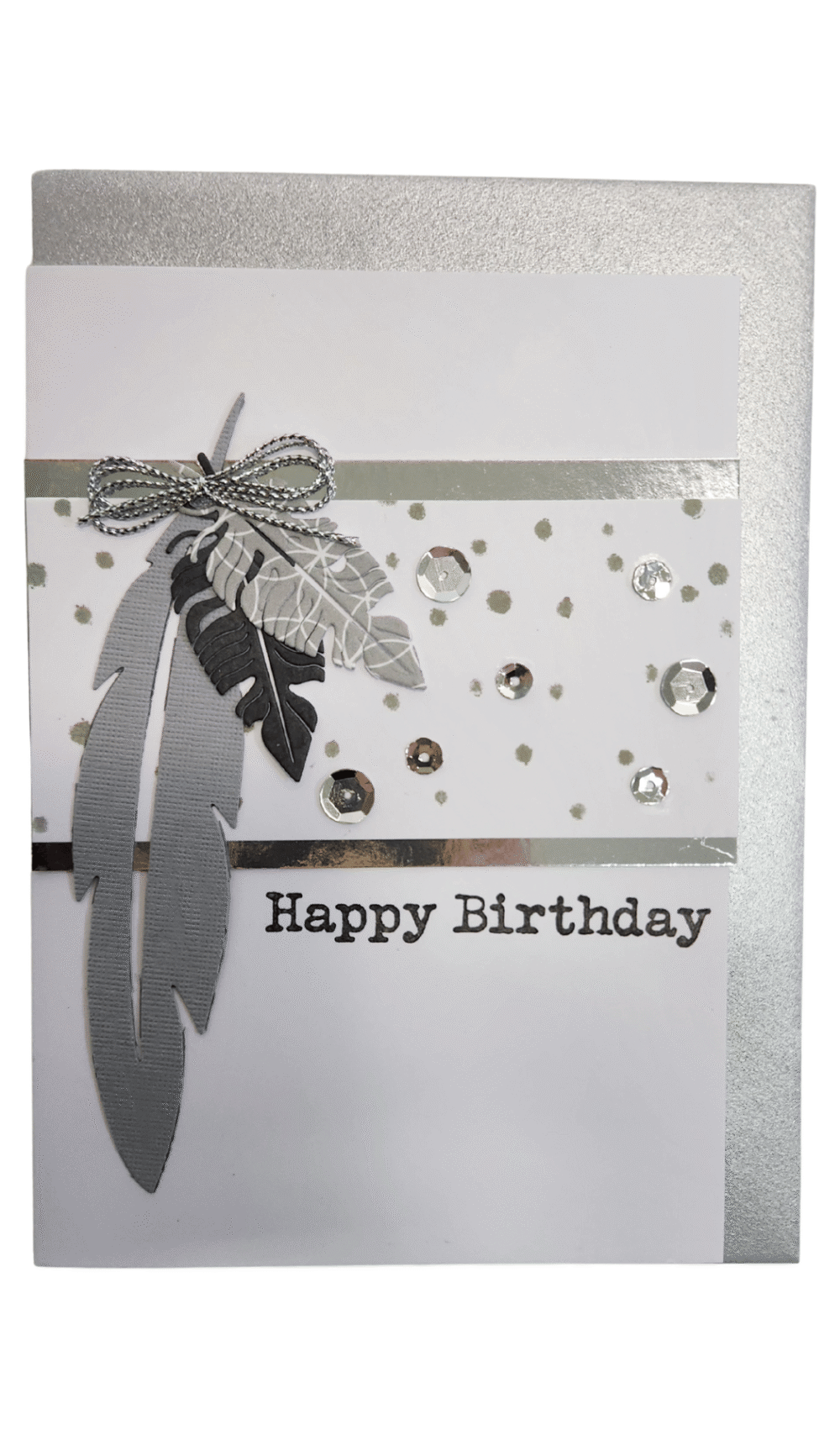 Happy Birthday Feathers Card