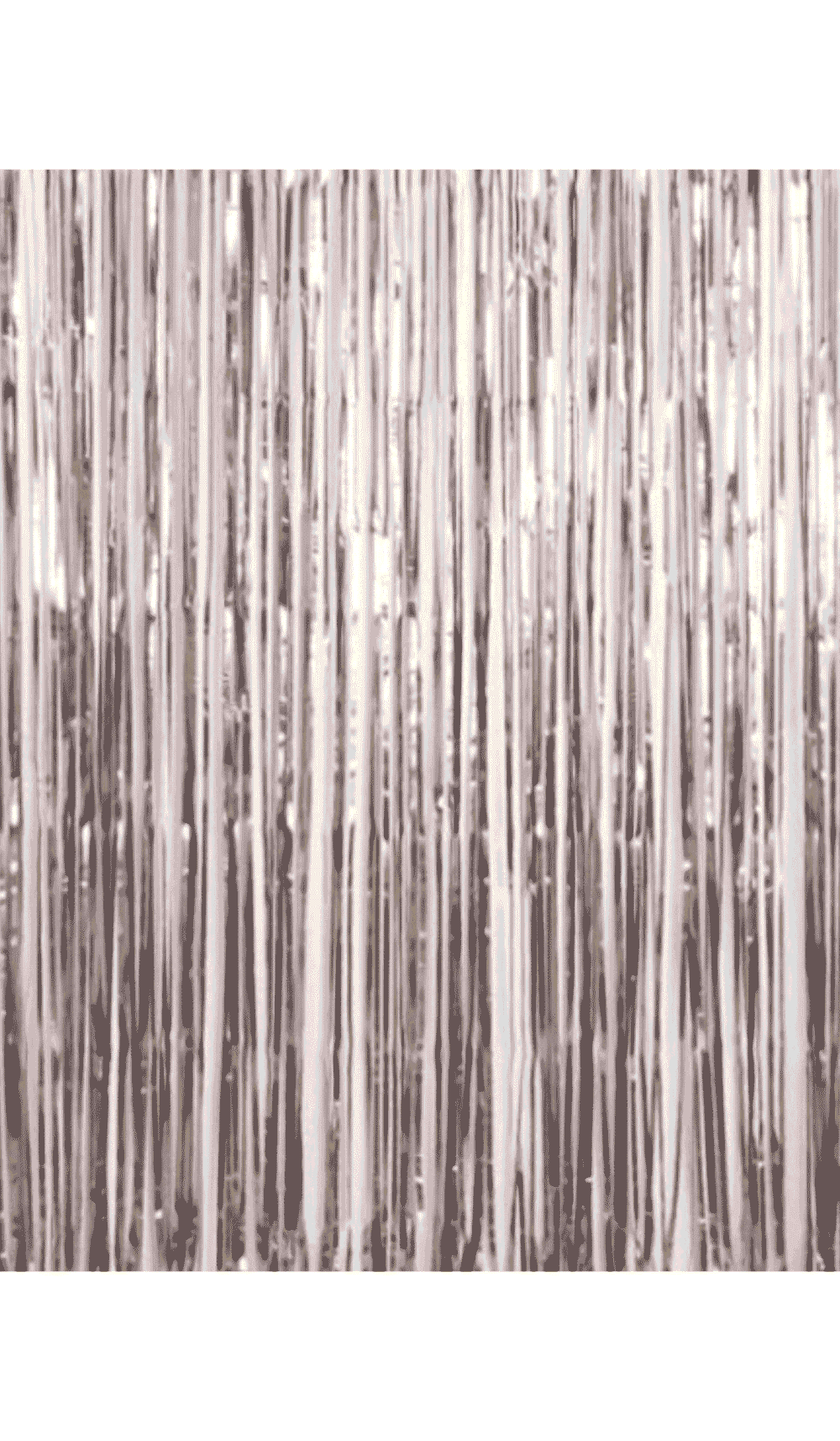 Foil Door Curtain Party Decoration Metallic Chrome Satin Rose Gold