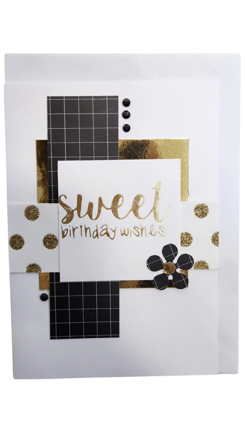 Sweet Birthday Wishes Handmade Card