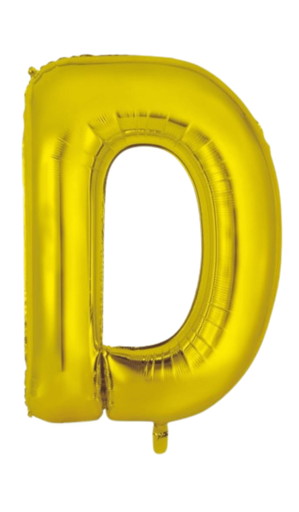 Large Foil Letter Shape Balloon Gold D