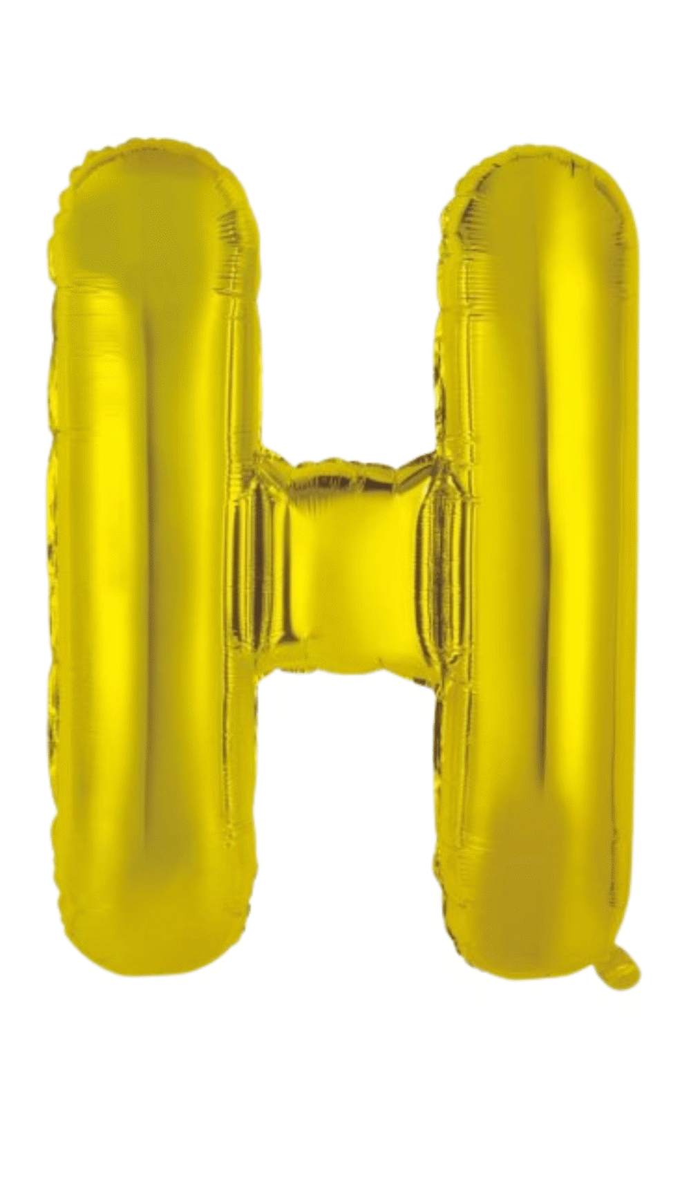 Large Foil Letter Shape Balloon Gold H
