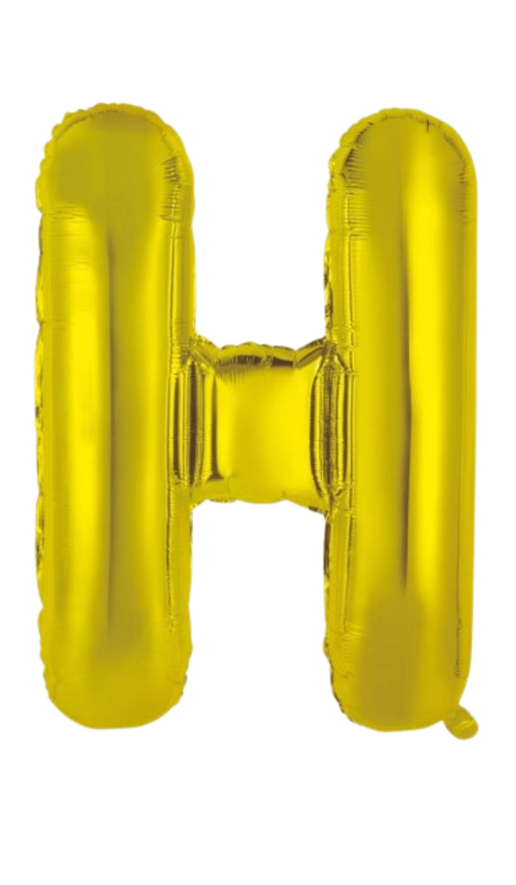 Large Foil Letter Shape Balloon Gold H
